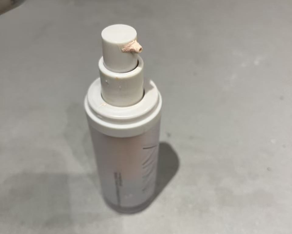 Top angle showing the pump